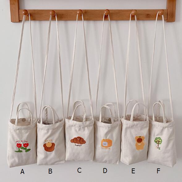 ショルダーバッグ キャンバス ミニ エコバッグ レディース 韓国 ファッション 雑貨 かわいい おしゃれ 北欧 送料無料 [K] (T)