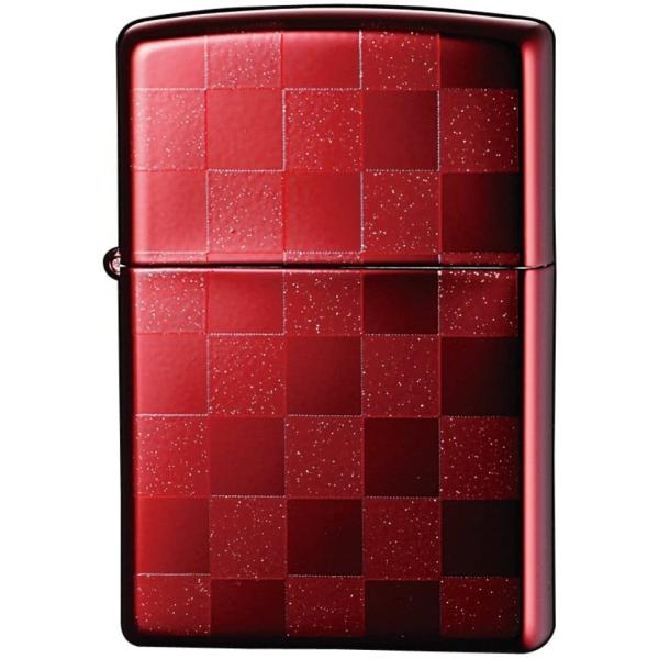 ライター オイルライター カラーチェッカー 25CK-RED 両面加工