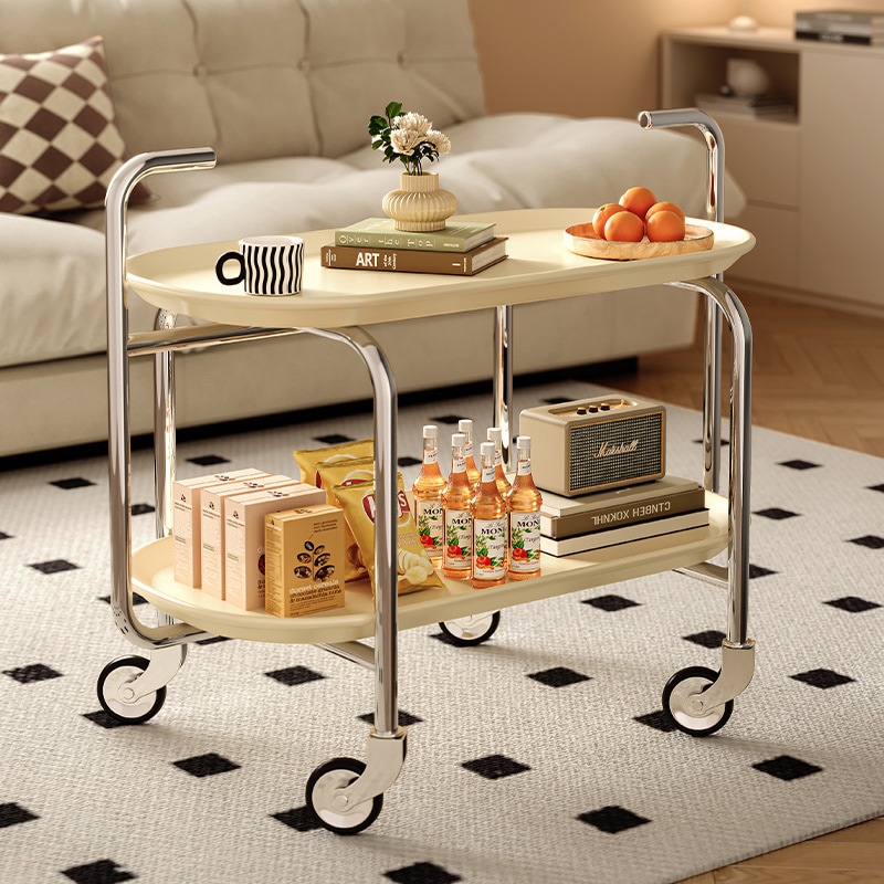 可移动边几茶几小户型客厅家用沙发边柜侧边柜新款小推车床头柜