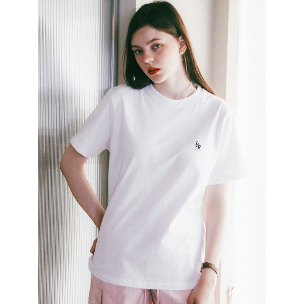 REST & RECREATION】 RR CRYSTAL COTTON T-SHIRT : WHITE