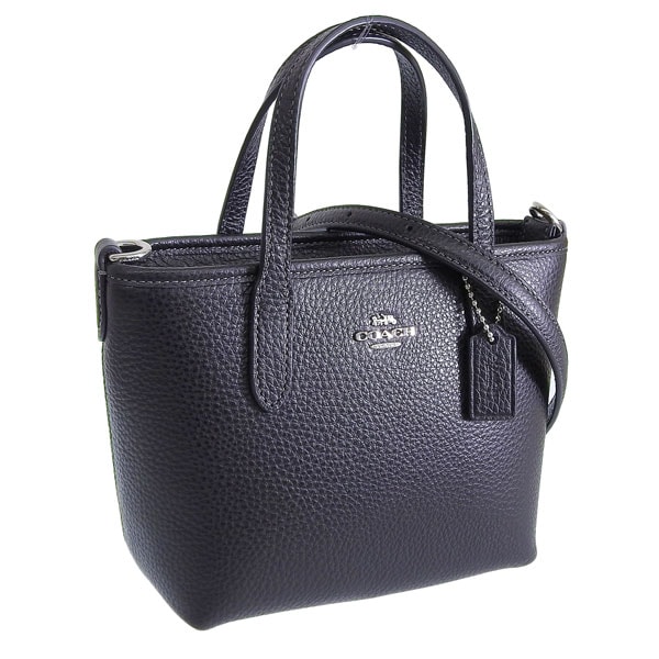 コーチ バッグ レディース 2WAY ショルダーバッグ アウトレット レザー ブラック シティ ミニトートバッグ CITY MINI TOTE BAG CW031SVBK COACH