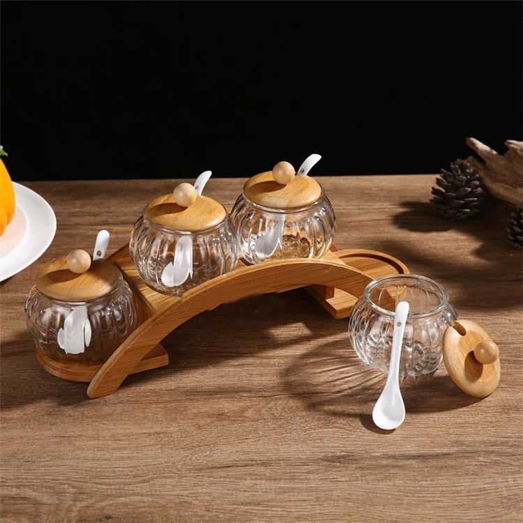 【1つ買うと10個無料】韓国ファッション キッチン用品調味料ボックス セラミック調味料ジャー セット 家庭用