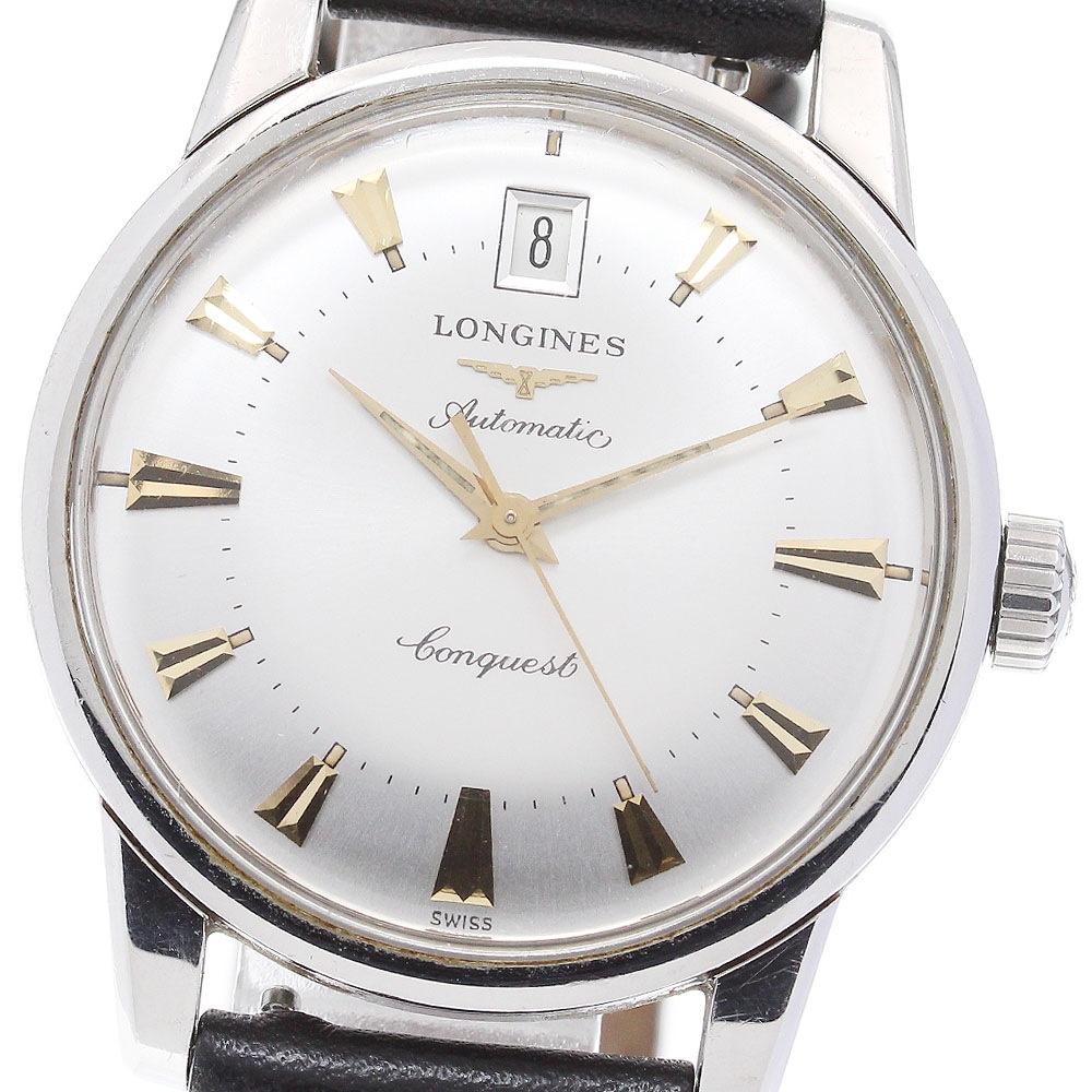 ロンジン LONGINES L1.611.4 コンクエスト ヘリテージ デイト 自動巻き メンズ _844754【中古】