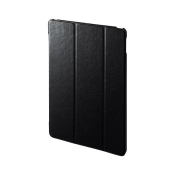iPad 10.2インチ ソフトレザーケース ブラック PDA-IPAD1607BK