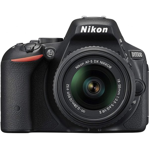【中古】ニコン Nikon D5500 18-55 VRII レンズキット ブラック SDカード付き