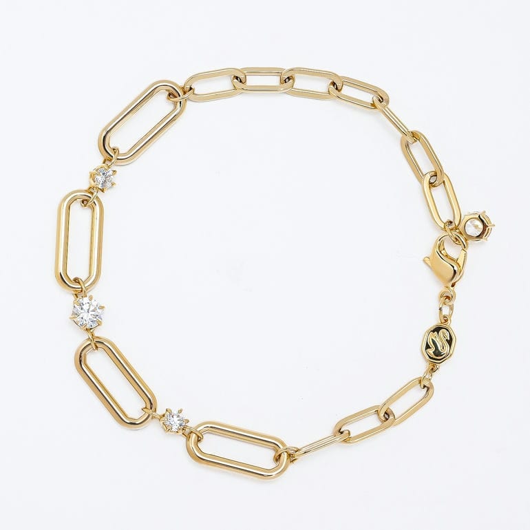 ブレスレット コンステラ クリア×ゴールド 5683359 バングル ジュエリー