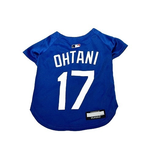 ファンタジーワールド【ペット用品】MLB公式 ドジャース 大谷翔平選手モデル ユニフォーム ジャージ Mサイズ ブルー P-0849790169869【ペット用野球ウェア】