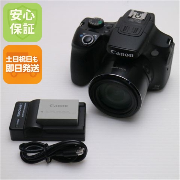 超美品 PowerShot SX60 HS ブラック デジカメ Canon 57