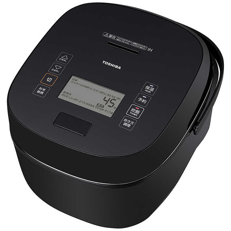 東芝　TOSHIBA　炊飯器 1升 炎匠炊き 真空圧力IH グランブラック　RC-18KGW(K)