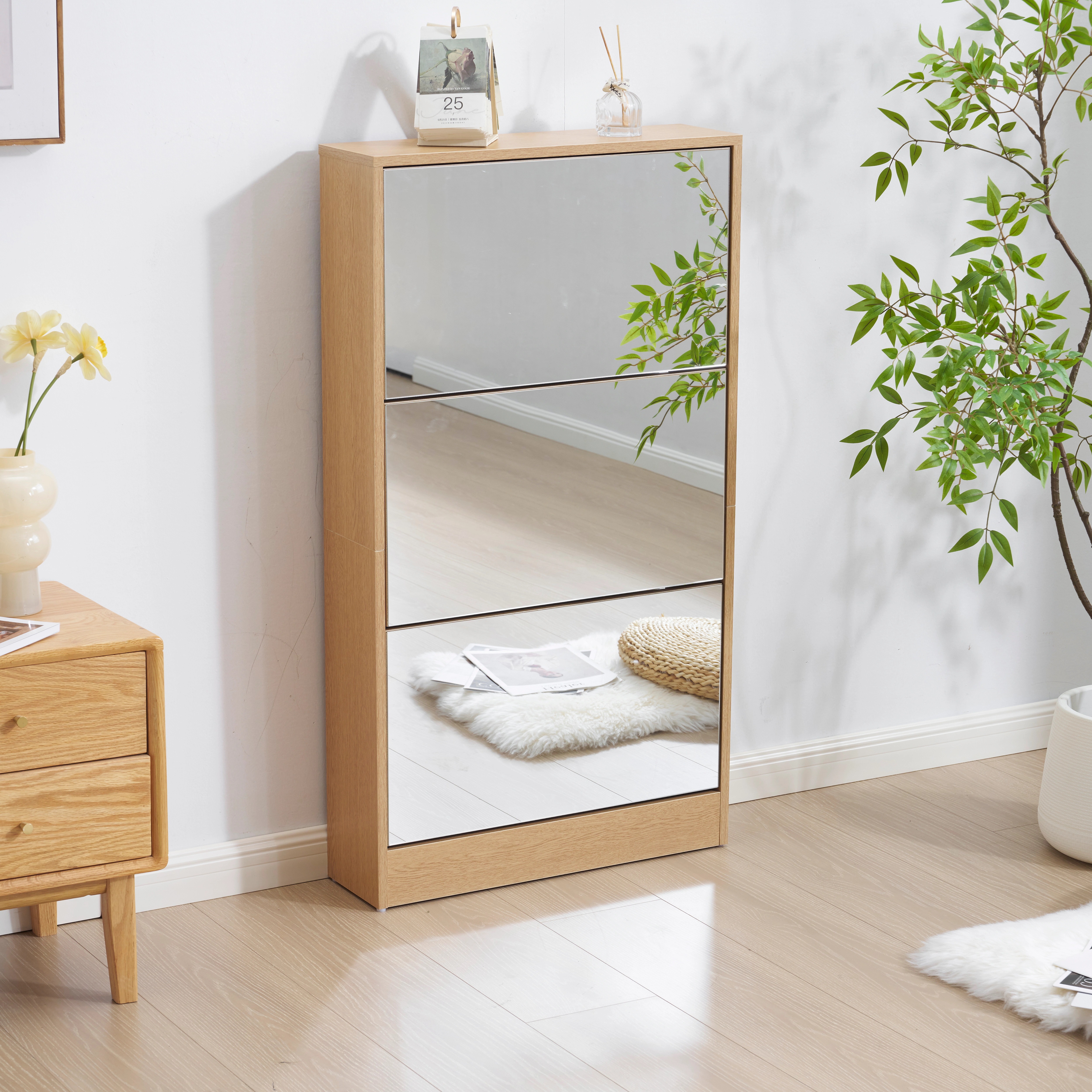 【安心保証付き140】下駄箱3段 シューズラック 玄関収納 ひとり暮らし スリムタイプ 靴収納ラック 靴収納棚 倒れ防止道具取付必要