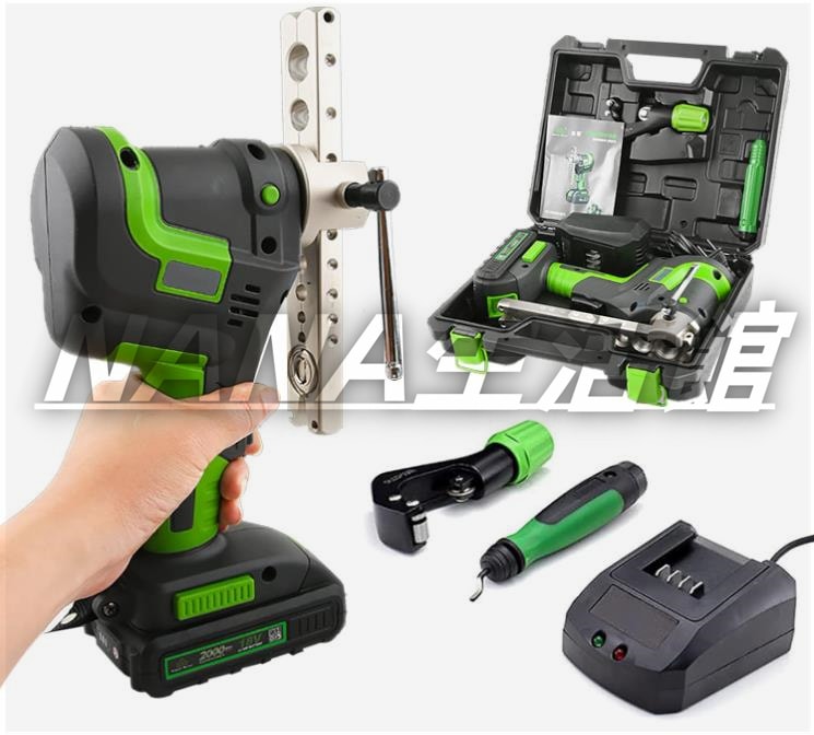 電動フレアリングツール セット 偏芯式 コードレス 1/4-3/4 パイプチューブエキスパンダーツールキット HVAC偏心フレアリングツール 30,110円