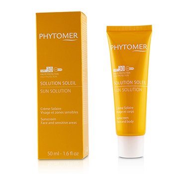 Phytomer サン ソリューション サンスクリーン SPF 30 (For フェイス and センシティブ エリア)
