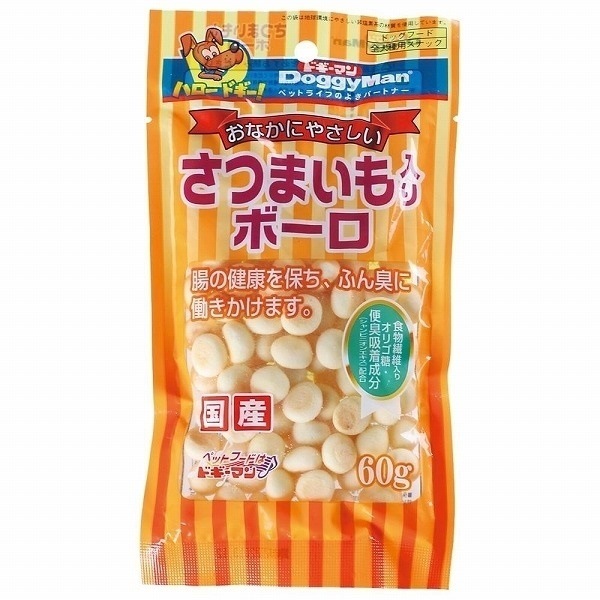 （まとめ買い）さつまいも入りボーロ ６０ｇ 犬用 [x18]