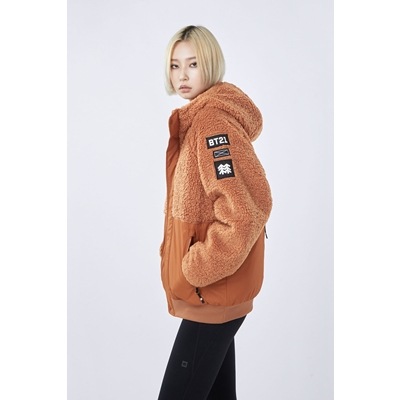 Qoo10] BT21 フリースジャケットfleece : BT21KOLON SPORTS 202
