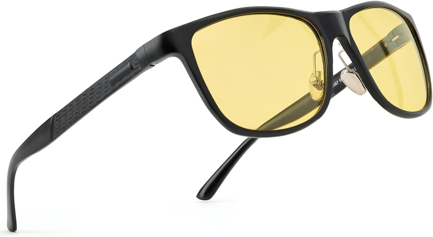 [SOXICK] 夜間サングラス メンズ 夜釣 昼夜兼用 夜間メガネ 夜間運転用サングラス ナイトドライブ用サングラス ブラック