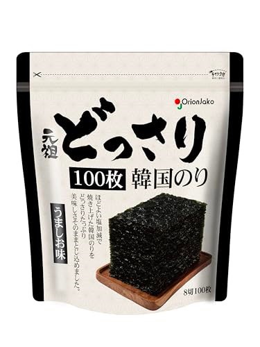 他サイト： オリオンジャコー どっさり韓国のり うましお味 100枚の商品画像