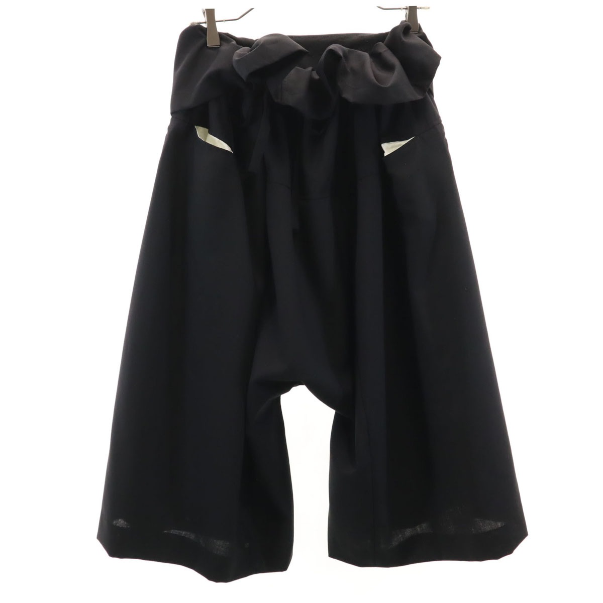 GANRYU COMME des GARCONS ガンリュウコムデギャルソン 2013年 日本製 サルエルパンツ S ブラック メンズ 古着