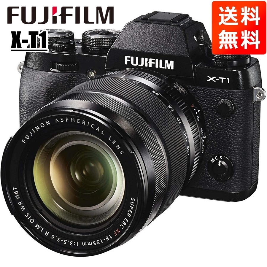 X-T1 18-135mm 高倍率 レンズキット ブラック ミラーレス一眼 カメラ 中古