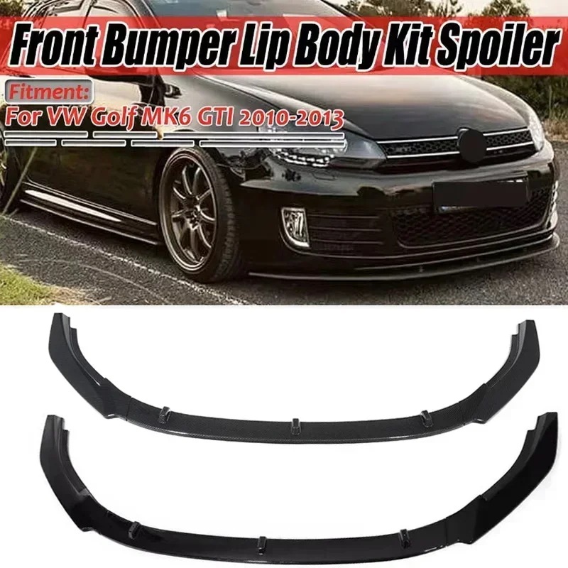 フォルクスワーゲンゴルフ6,mk6,gti,gtd,r20,2010-2013用のフロントバンパーとロアリップスポイラーその他