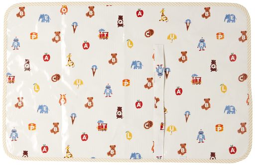 [ジェラート ピケ] アルファベット柄おむつシート PBGG231560 OWHT 4,882円