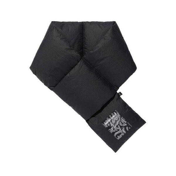 ワキウィリーネックウォーマー KQJ WA2503MU04BK パーテックス ダウン マフラー ブラック