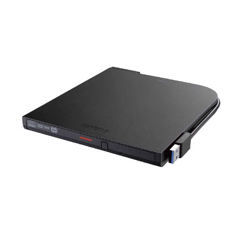 BUFFALO　USB3.2(Gen1)ポータブルDVD 再生書込ソフト添付 ブラック　DVSM-PTS8U3-BKB