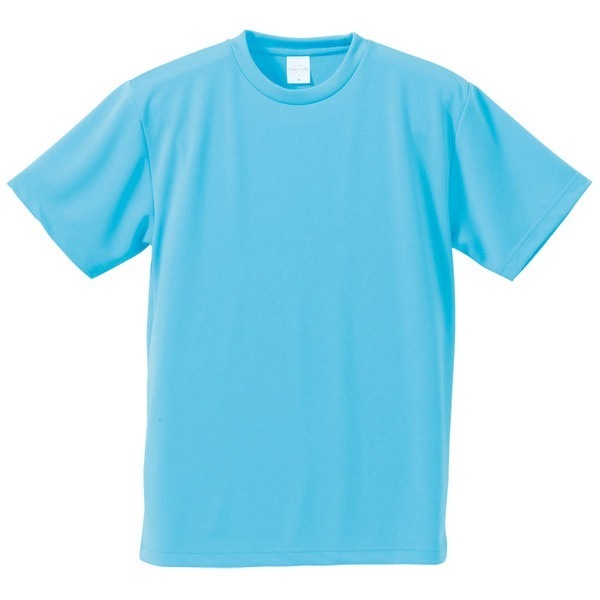 UVカット/吸汗速乾/5枚セット/4.1オンスさらさらドライ Tシャツアクア ブルー L
