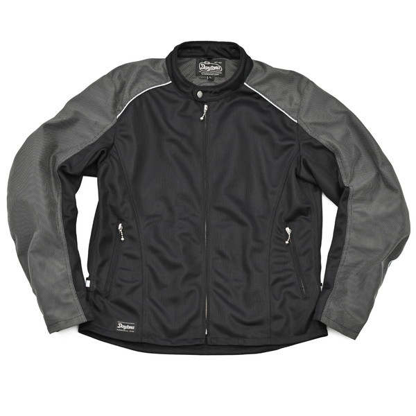 D37088 ジャケット DJ-003 メッシュシングルライダース グレー Sサイズ