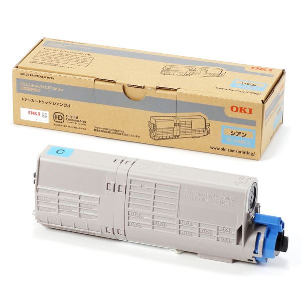 (純正品)OKI 沖電気 トナーカートリッジ(TC-C4BC2 シアン大)