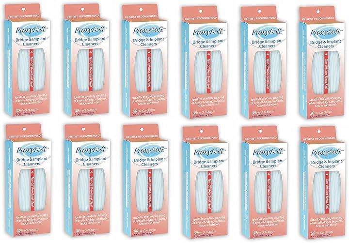 プロキシソフト ブリッジ＆インプラントクリーナー 30本入x12個(12個)