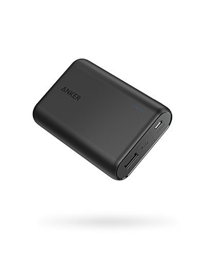 他サイト： Anker PowerCore 10000 (10000mAh 大容量 モバイルバッテリー)【PSE技術基準適合/PowerIQ搭載】 iPhone&Android対応 (ブラック)の商品画像