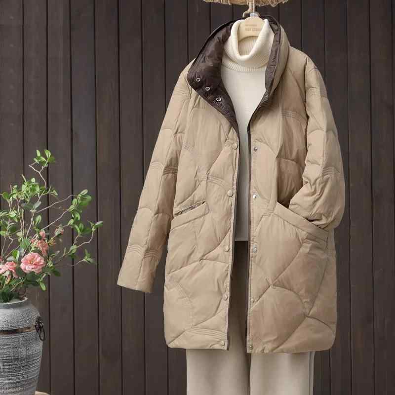 秋服 レディース ファッション オシャレ カワイイ シンプル 大人カワイイ 大きいサイズ 軽 薄手 ダウン パッド ジャケット 冬 キルティング 暖かい 綿 コート