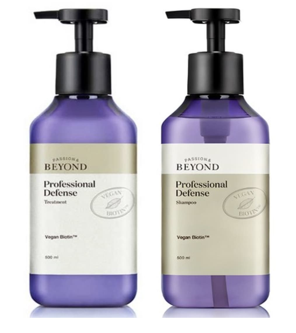 プロフェッショナル ディフェンス 脱毛症状緩和 ヴィーガン シャンプー 500ml + ヘアトリートメント 500ml