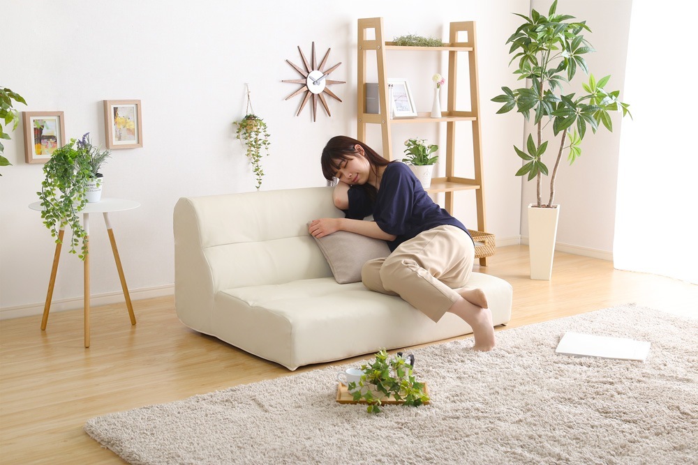 ソファー ソファ 2人掛け レトロ レザー 二人掛け 二人用 2人用 ポケットコイル 日本製 完成品