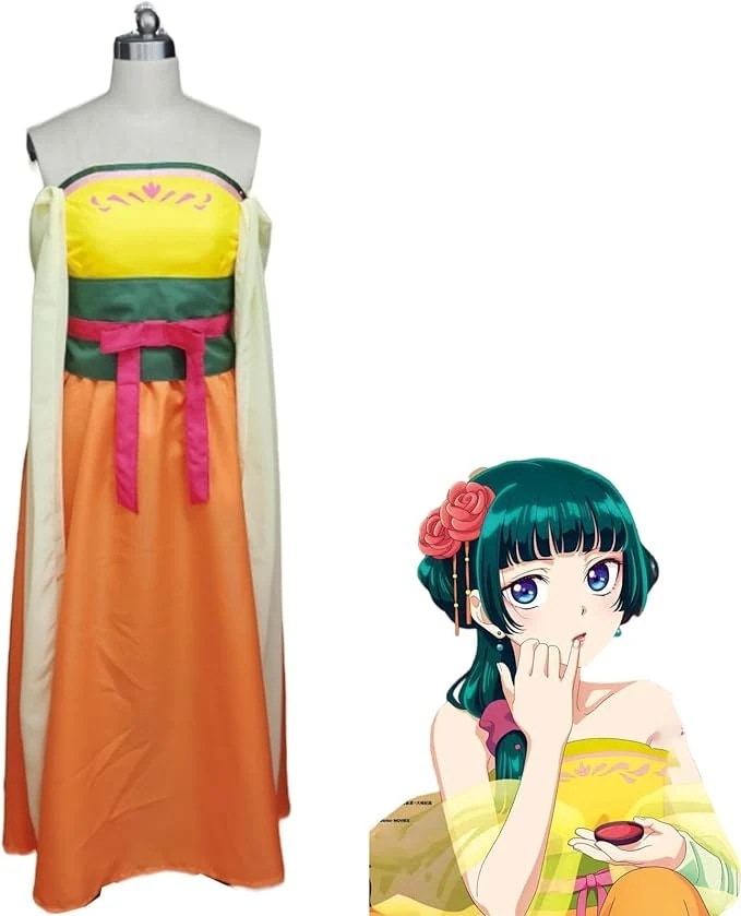 マオマオ コスプレ衣装 ウィッグ別途購入 薬屋のひとりごと 猫猫 スカート フルセット