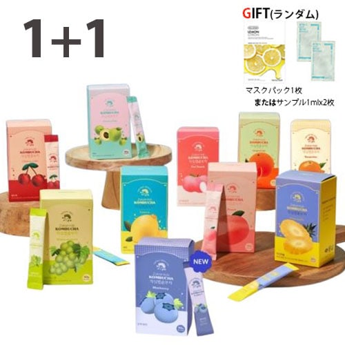 Qoo10] ZAKSIMLAB (1+1) コンブチャ10種 /低カロリ : 健康食品・飲料