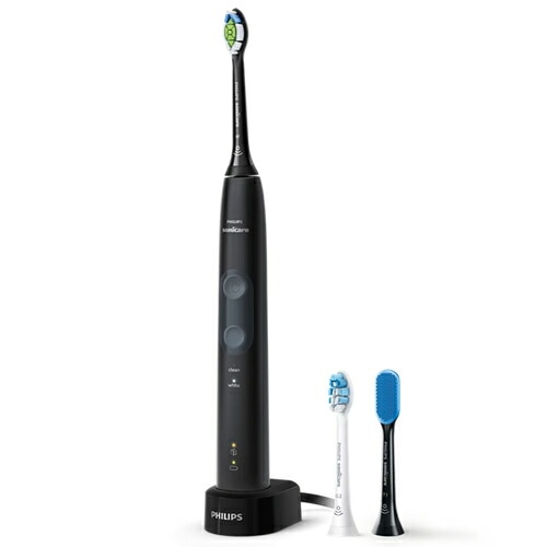 フィリップス【PHILIPS】電動歯ブラシ ソニッケアー プロテクトクリーン プラス ブラック PHILIPS-HX6421-14【HX6421／14】