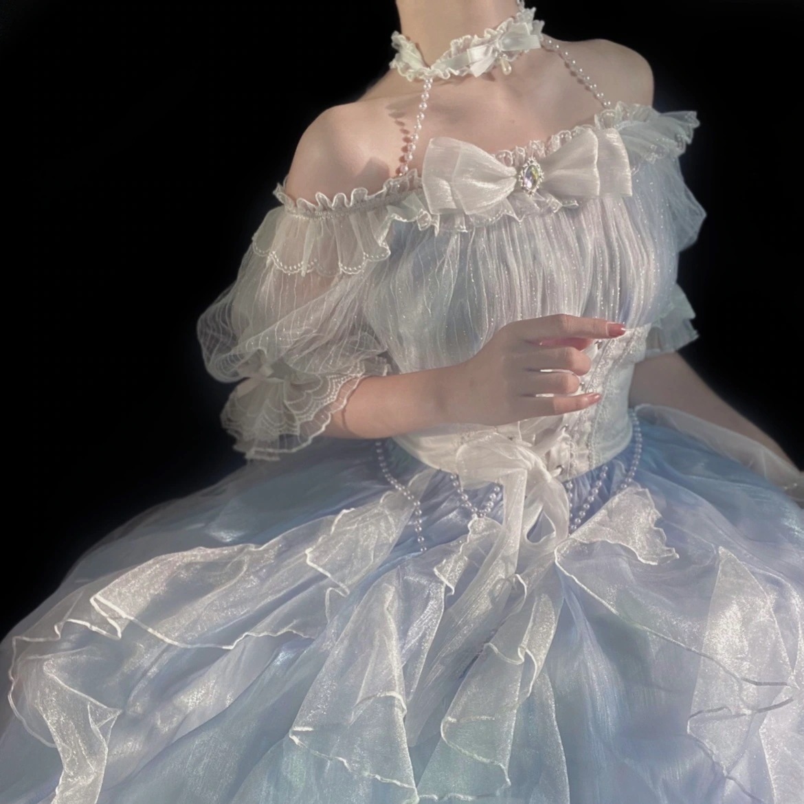 正規品デザインマンフィッシュ嘘lolitaロリータ半袖洋服ワンピース正規品