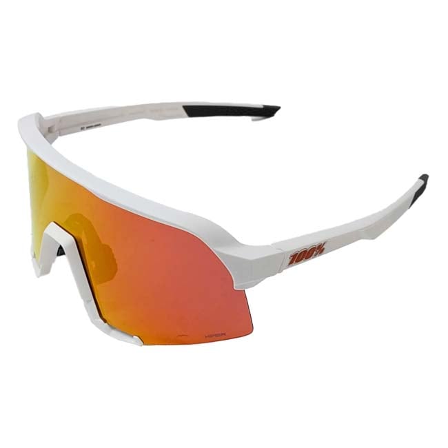 ワンハンドレッド 100% スポーツサングラス S3 エススリー マルチレイヤーミラー レンズ クリアレンズ付 60005-00009-S.T.White×HiPER Red