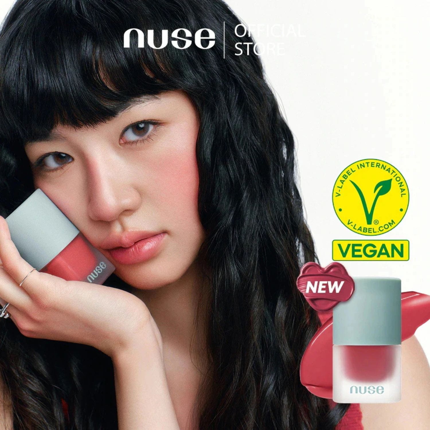 チーク 未使用 Qoo10] nuse 【公式】 ムースケアチーク 全6色 / : ポイントメイク