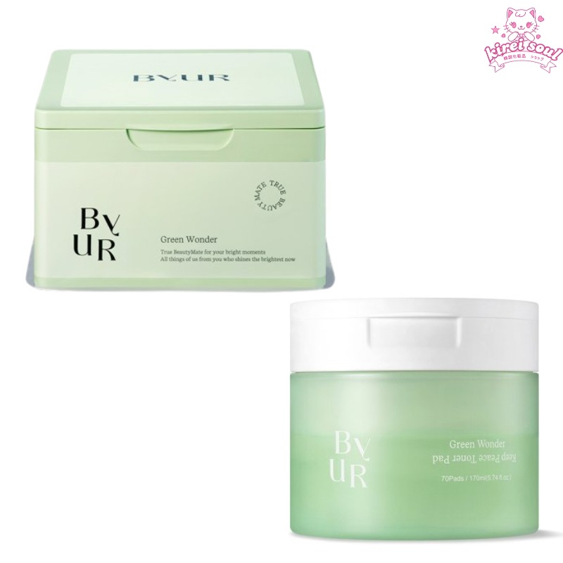 【保湿 ケア セット】スージンググリーントナーパッド 70枚 + デイリーアクアセラム シートマスク グリーンワンダー 30枚 敏感肌 / 水分 /トナーパット/角質ケア /韓国コスメ