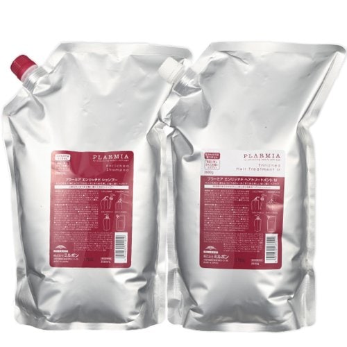 PLARMIA エンリッチドシャンプー＆トリートメントセット Amazon | ミルボン プラーミア エンリッチド シャンプー 400mL +