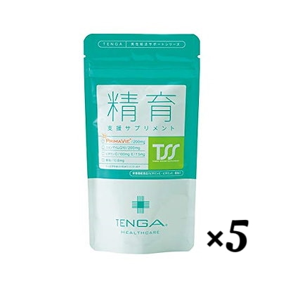 TENGA(テンガ) 精育支援サプリメント 120粒入　５個セット