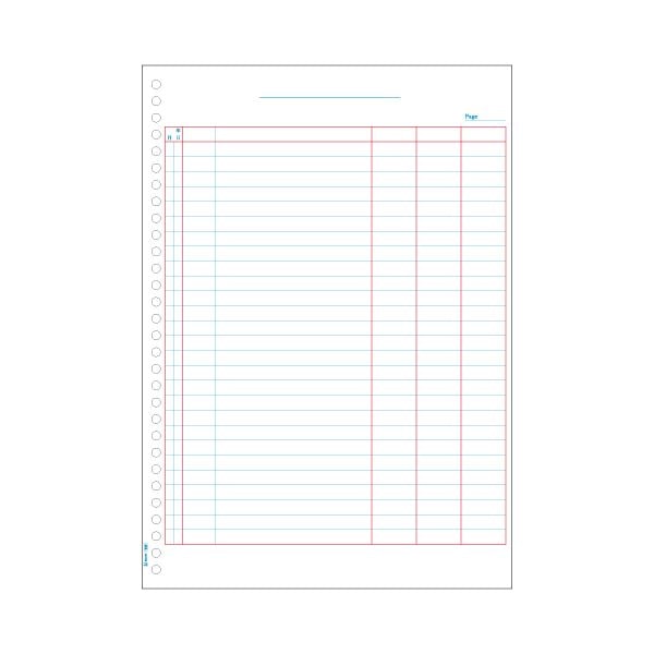 (まとめ) ヒサゴ 元帳 A4タテ 30穴 GB946 1箱（500枚） (×5セット)