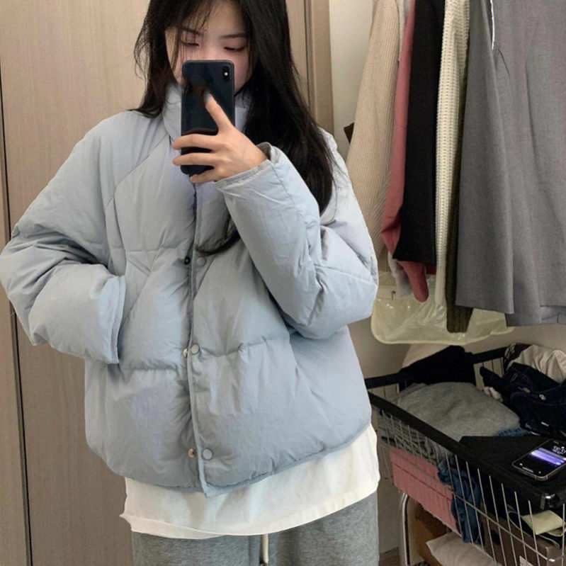 ダウンコートダウンジャケット軽量ダウンジャケット軽量インナーダウンコート大きいサイズ防風無地ショート丈合わせやすいインナーダウンコート防風おしゃれ春秋冬韓国通勤ブラックSポリエステル繊維 OceanM