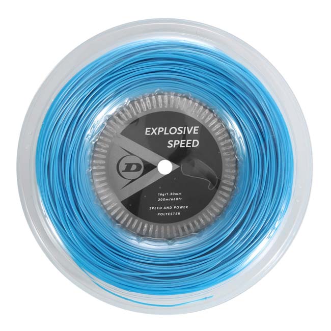 ダンロップ(DUNLOP) EXPLOSIVE SPEED エクスプロッシブ スピード (125／130) 200Mロール 硬式テニス ポリエステルガット 並行輸入品 (23y3m)