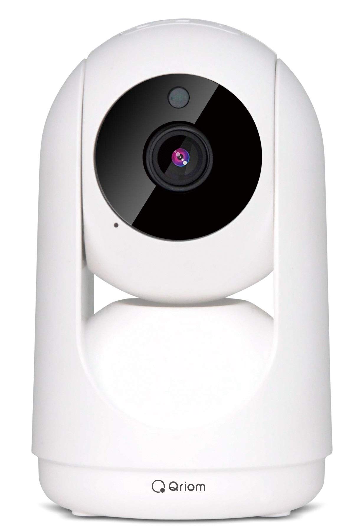 ネットワークカメラ Watch＆Talk 1080p フルHD WiFi 赤外線ナイトビュー 動作検知アラート機能 防犯カメラ/ペットカメラ/見守りカメラ/ベビーモニター スマホ連動 QIP-C01
