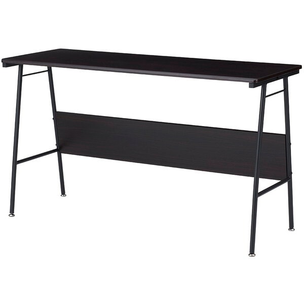 FDA-1245DM シンプルワークデスクW1200 ダーク木目 メーカー直送