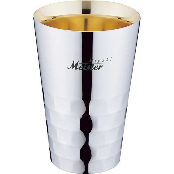 タンブラー/ビアマグ (Mサイズ) 約直径85×127mm 日本製 ステンレス 箱入り 『Migaki Meister』 9,136円