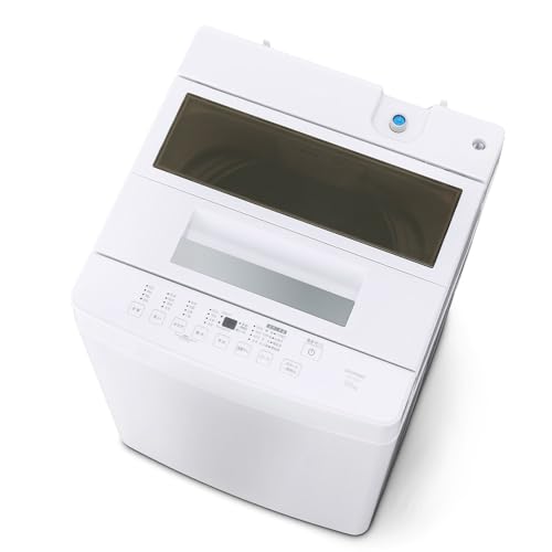 【23年12月発売 新生活応援商品】 アイリスオーヤマ 洗濯機 7kg 幅56.7cm 一人暮らし 二人暮らし 部屋干しモード 脱水30%UP 折り畳みできる蓋 上部を収納スペースに有効活用 ITW
